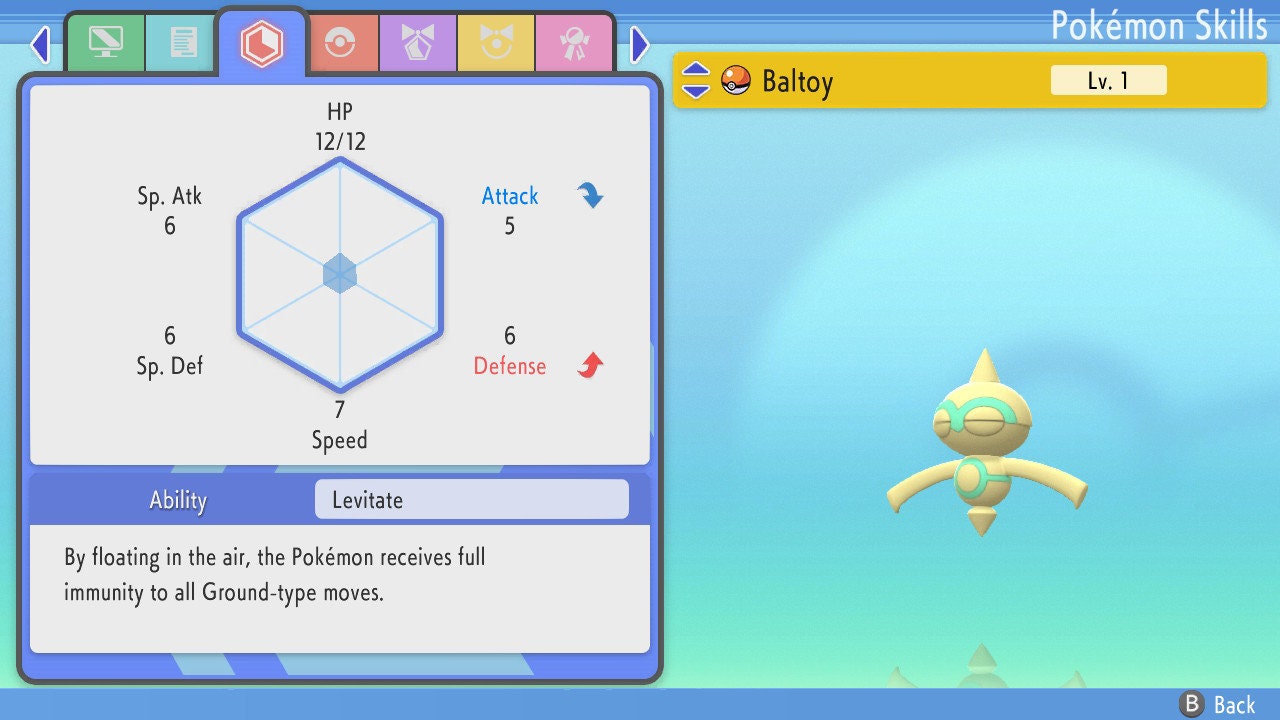 SHINY 6IV BALTOY / Pokémon Brilliant Diamond and Shining Pearl / 6IV Pokemon / Shiny Pokemon / Competitive Battle Ready EVs / Free Shiny