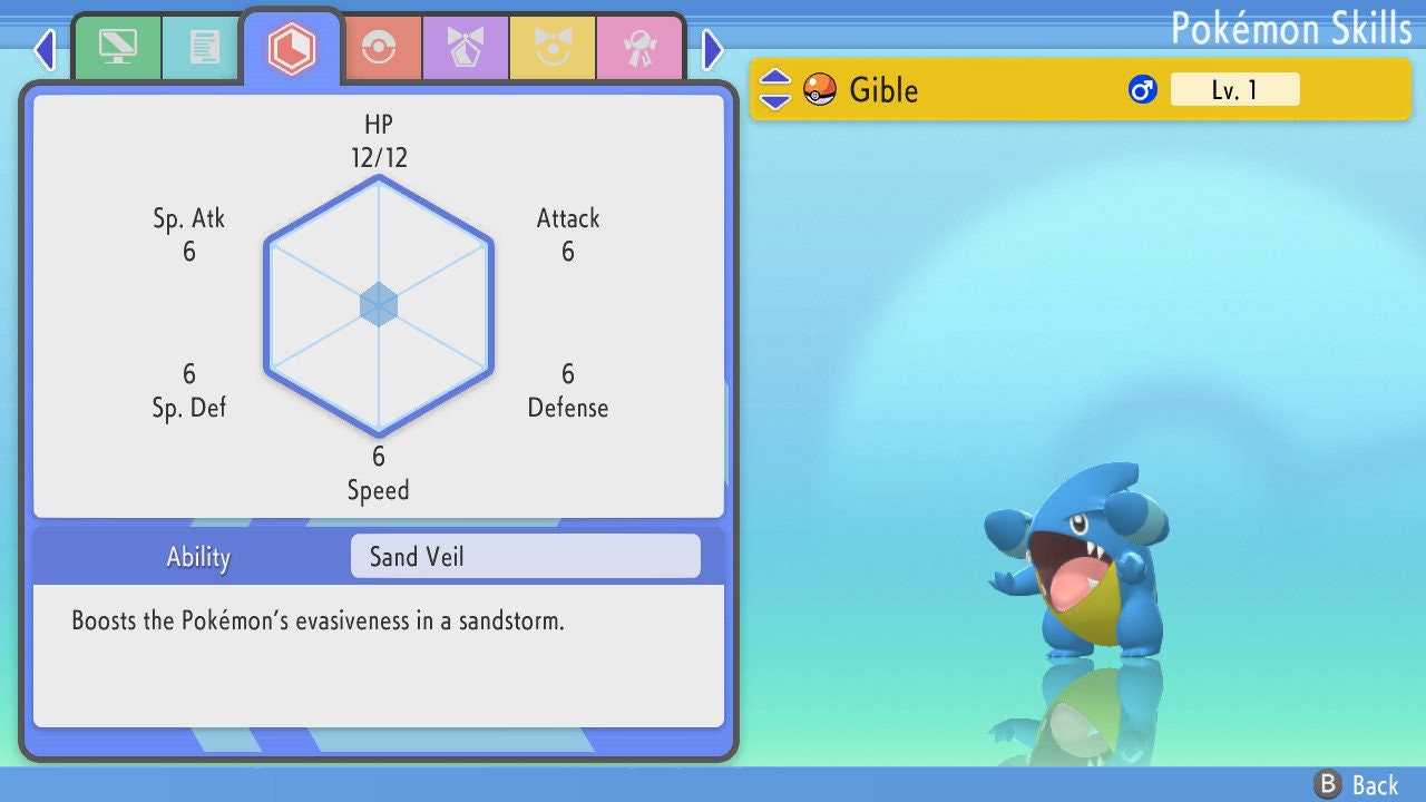 SHINY 6IV GIBLE / Pokémon Brilliant Diamond and Shining Pearl / 6IV Pokemon / Shiny Pokemon / Competitive Battle Ready EVs / Free Shiny