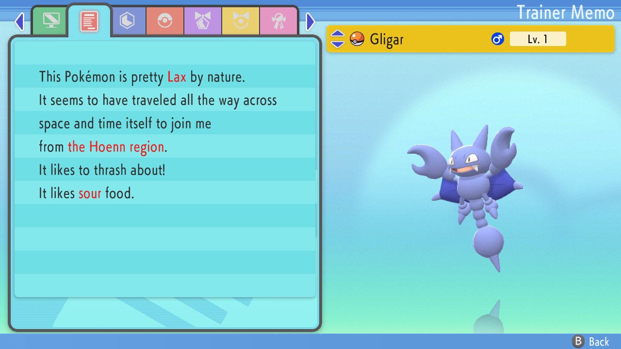 SHINY 6IV GLIGAR / Pokémon Brilliant Diamond and Shining Pearl / 6IV Pokemon / Shiny Pokemon / Competitive Battle Ready EVs / Free Shiny