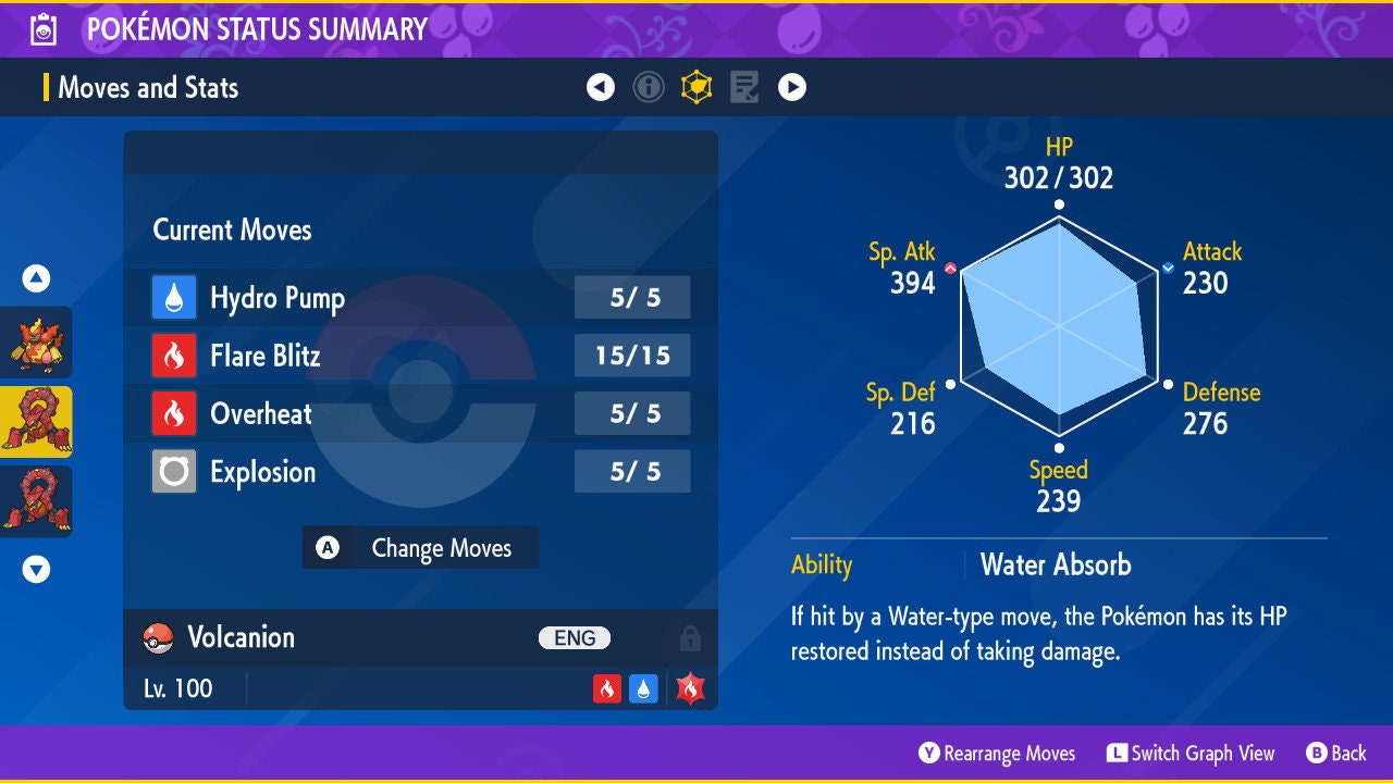 Non-SHINY 6IV VOLCANION / Pokémon Scarlet and Violet / 6IV Pokemon / Non-Shiny Pokemon / Competitive Battle Ready / Free Shiny / EV Trained
