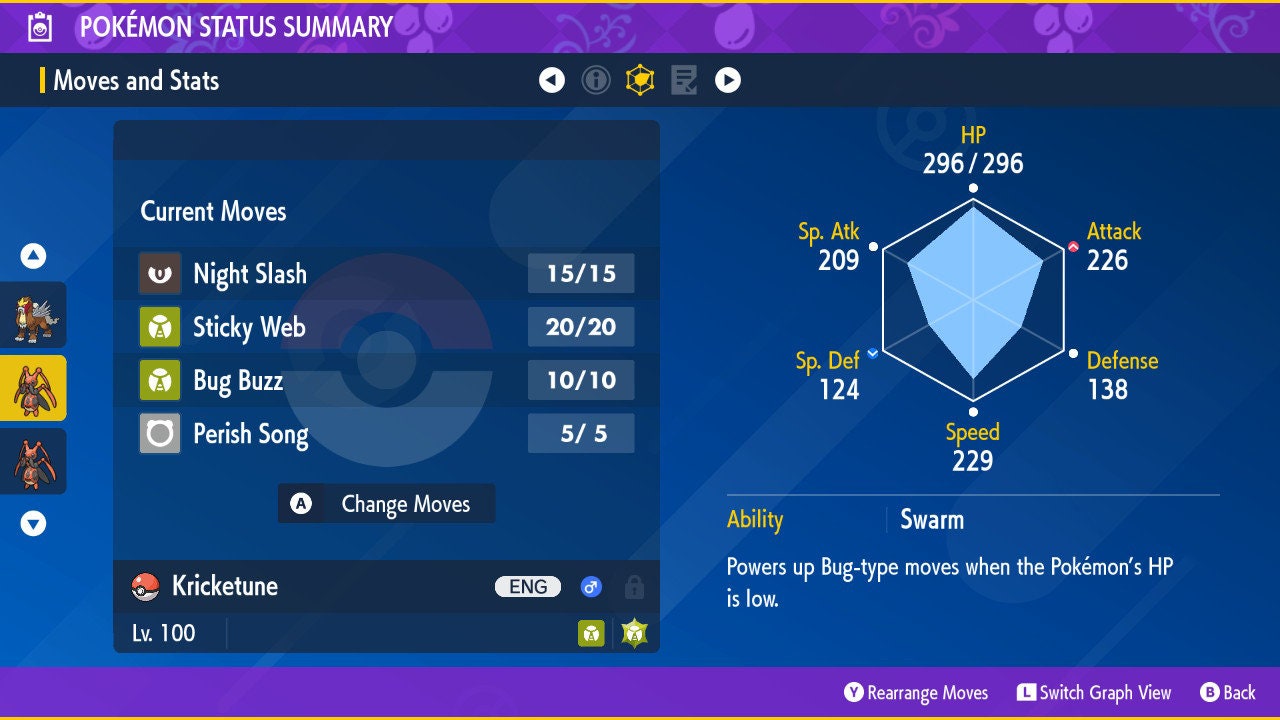 SHINY 6IV KRICKETUNE EV Trained | Scarlet & Violet Pokémon | Battle Ready Competitive | Free Bonus Shiny |