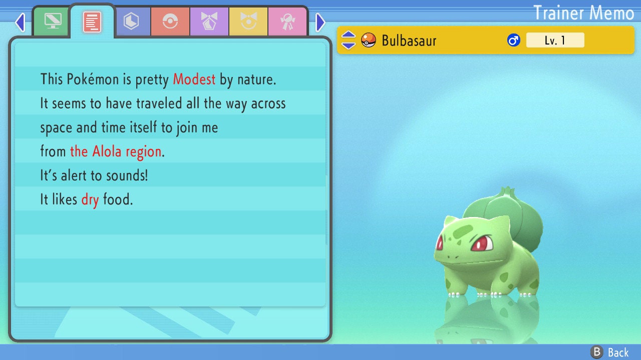 SHINY 6IV BULBASAUR / Pokémon Brilliant Diamond and Shining Pearl / 6IV Pokemon / Shiny Pokemon / Competitive Battle Ready EVs / Free Shiny