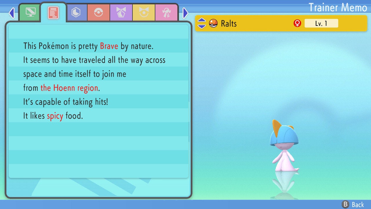 SHINY 6IV RALTS / Pokémon Brilliant Diamond and Shining Pearl / 6IV Pokemon / Shiny Pokemon / Competitive Battle Ready EVs / Free Shiny