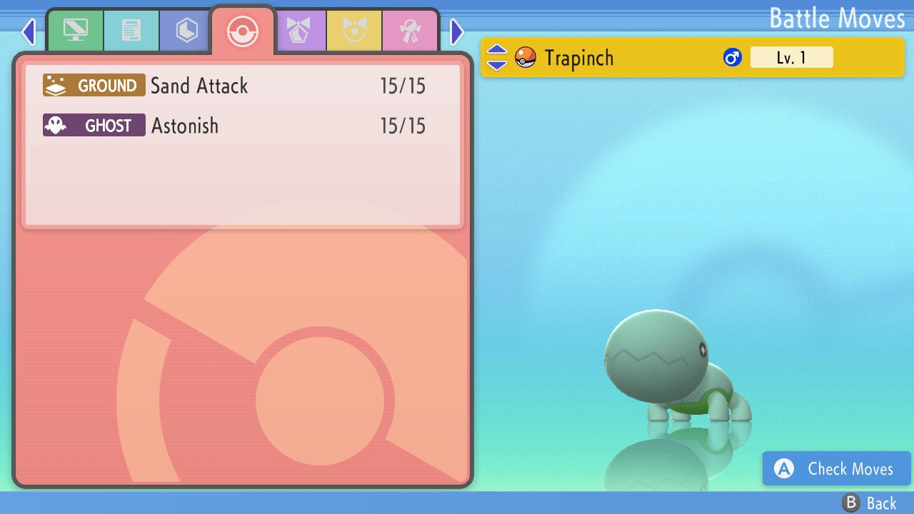 SHINY 6IV TRAPINCH / Pokémon Brilliant Diamond and Shining Pearl / 6IV Pokemon / Shiny Pokemon / Competitive Battle Ready EVs / Free Shiny