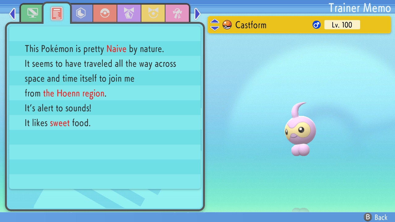 SHINY 6IV CASTFORM / Pokémon Brilliant Diamond and Shining Pearl / 6IV Pokemon / Shiny Pokemon / Competitive Battle Ready EVs / Free Shiny