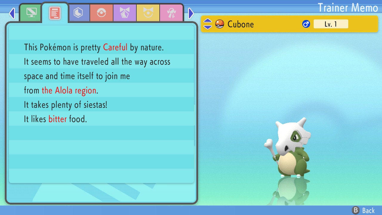SHINY 6IV CUBONE / Pokémon Brilliant Diamond and Shining Pearl / 6IV Pokemon / Shiny Pokemon / Competitive Battle Ready EVs / Free Shiny