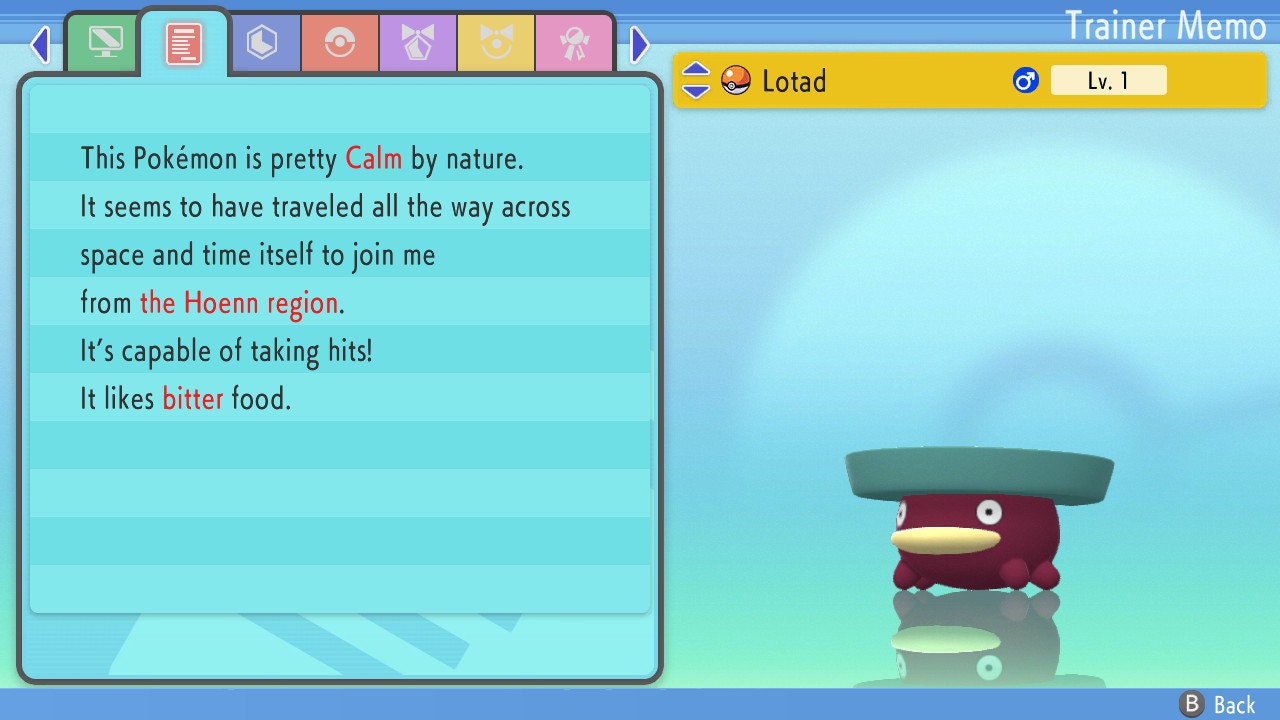 SHINY 6IV LOTAD / Pokémon Brilliant Diamond and Shining Pearl / 6IV Pokemon / Shiny Pokemon / Competitive Battle Ready EVs / Free Shiny