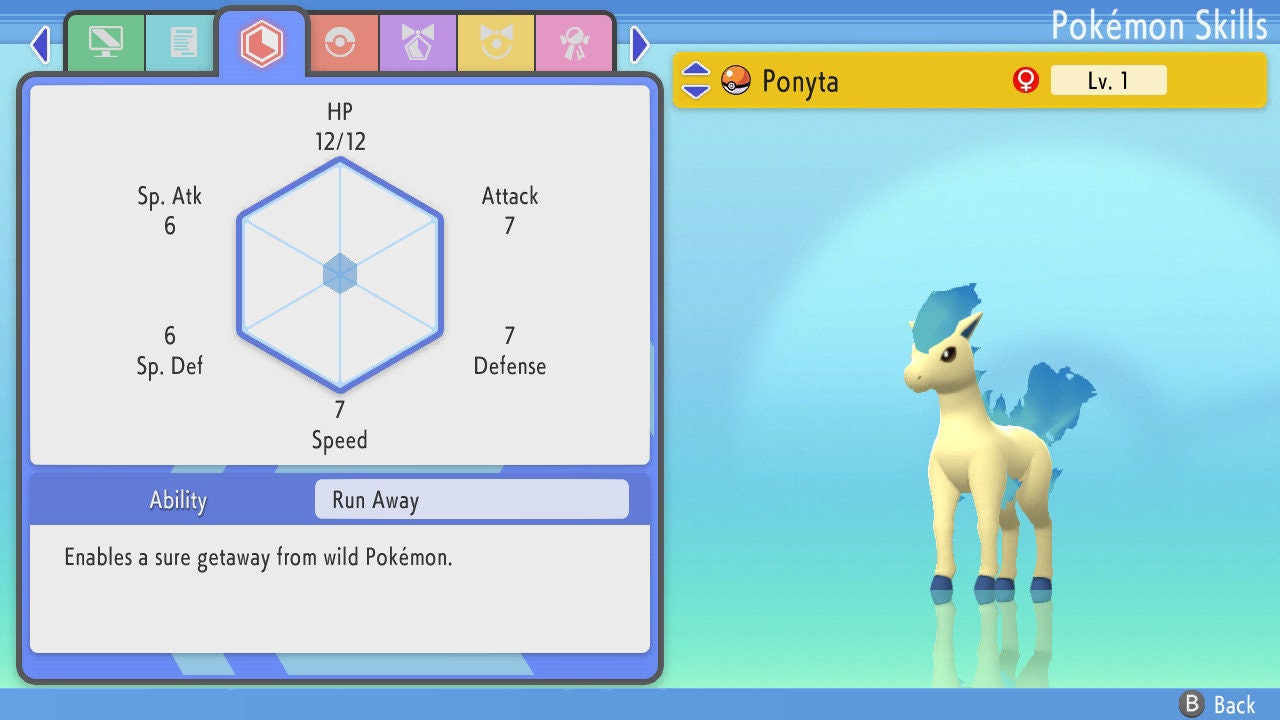 SHINY 6IV PONYTA / Pokémon Brilliant Diamond and Shining Pearl / 6IV Pokemon / Shiny Pokemon / Competitive Battle Ready EVs / Free Shiny