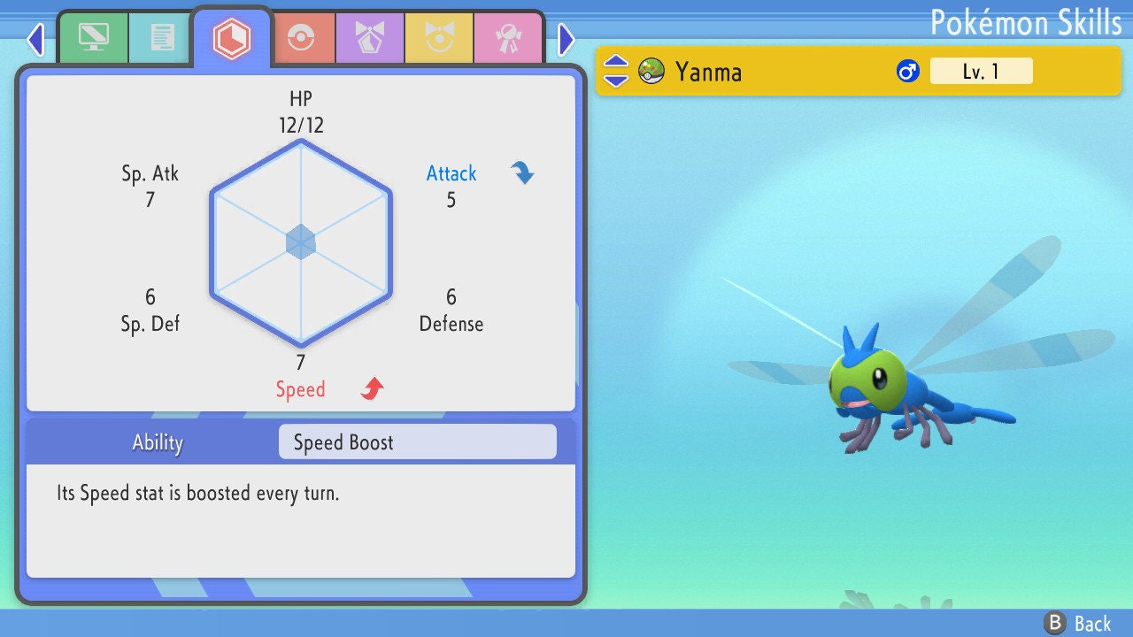 SHINY 6IV YANMA / Pokémon Brilliant Diamond and Shining Pearl / 6IV Pokemon / Shiny Pokemon / Competitive Battle Ready EVs / Free Shiny