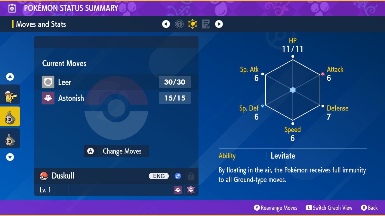 SHINY 6IV DUSKULL EV Trained | Scarlet & Violet Pokémon | Battle Ready Competitive | Free Bonus Shiny |