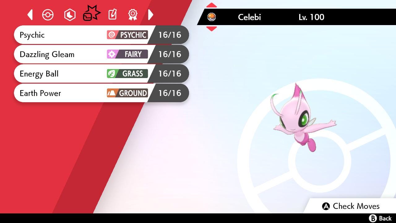 SHINY 6IV CELEBI EV Trained | Sword & Shield Pokémon | Battle Ready Competitive | Free Bonus Shiny |