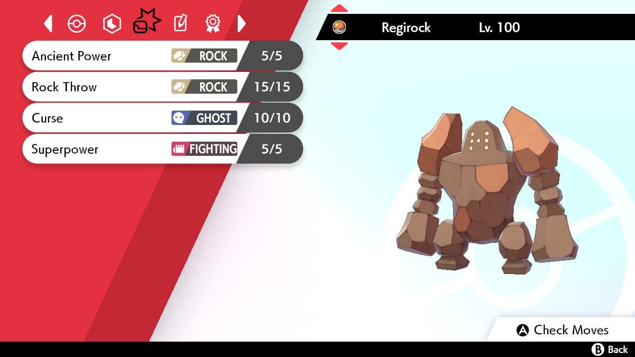 SHINY 6IV REGIROCK EV Trained | Sword & Shield Pokémon | Battle Ready Competitive | Free Bonus Shiny |