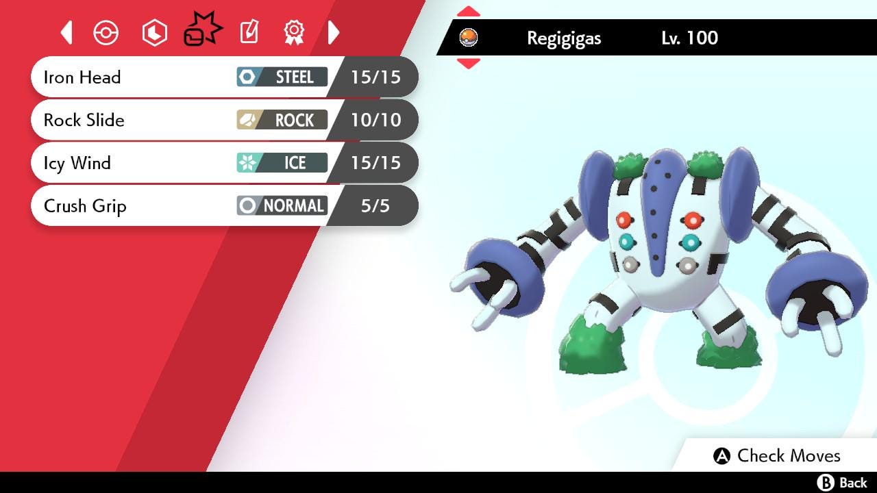 SHINY 6IV REGIGIGAS EV Trained | Sword & Shield Pokémon | Battle Ready Competitive | Free Bonus Shiny |