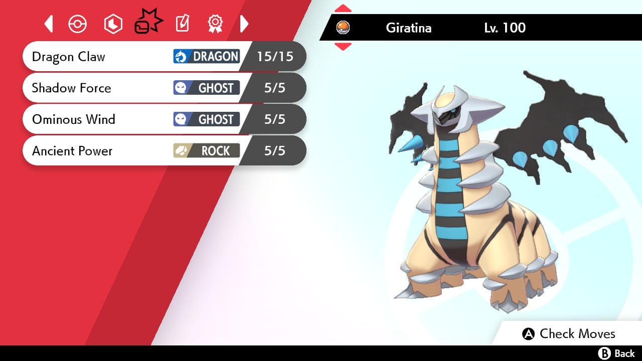 SHINY 6IV GIRATINA EV Trained | Sword & Shield Pokémon | Battle Ready Competitive | Free Bonus Shiny |