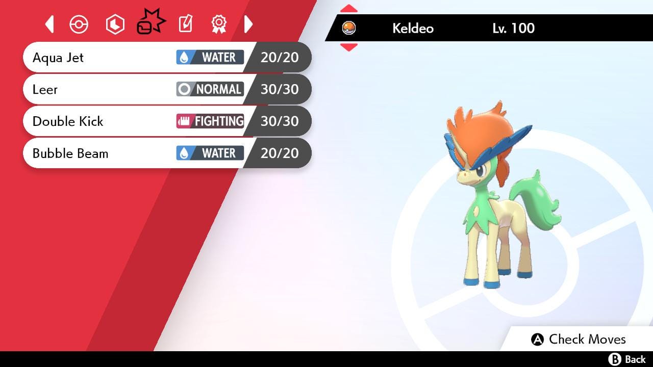 SHINY 6IV KELDEO EV Trained | Sword & Shield Pokémon | Battle Ready Competitive | Free Bonus Shiny |