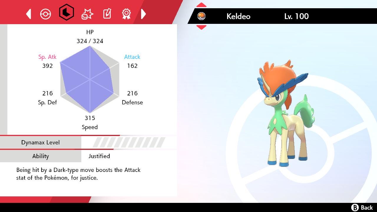 SHINY 6IV KELDEO EV Trained | Sword & Shield Pokémon | Battle Ready Competitive | Free Bonus Shiny |