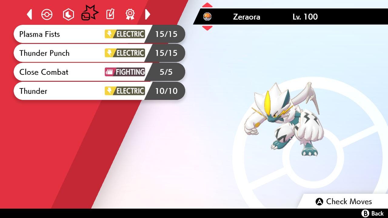 SHINY 6IV ZERAORA EV Trained | Sword & Shield Pokémon | Battle Ready Competitive | Free Bonus Shiny |
