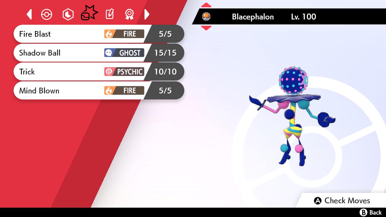 SHINY 6IV BLACEPHALON EV Trained | Sword & Shield Pokémon | Battle Ready Competitive | Free Bonus Shiny |