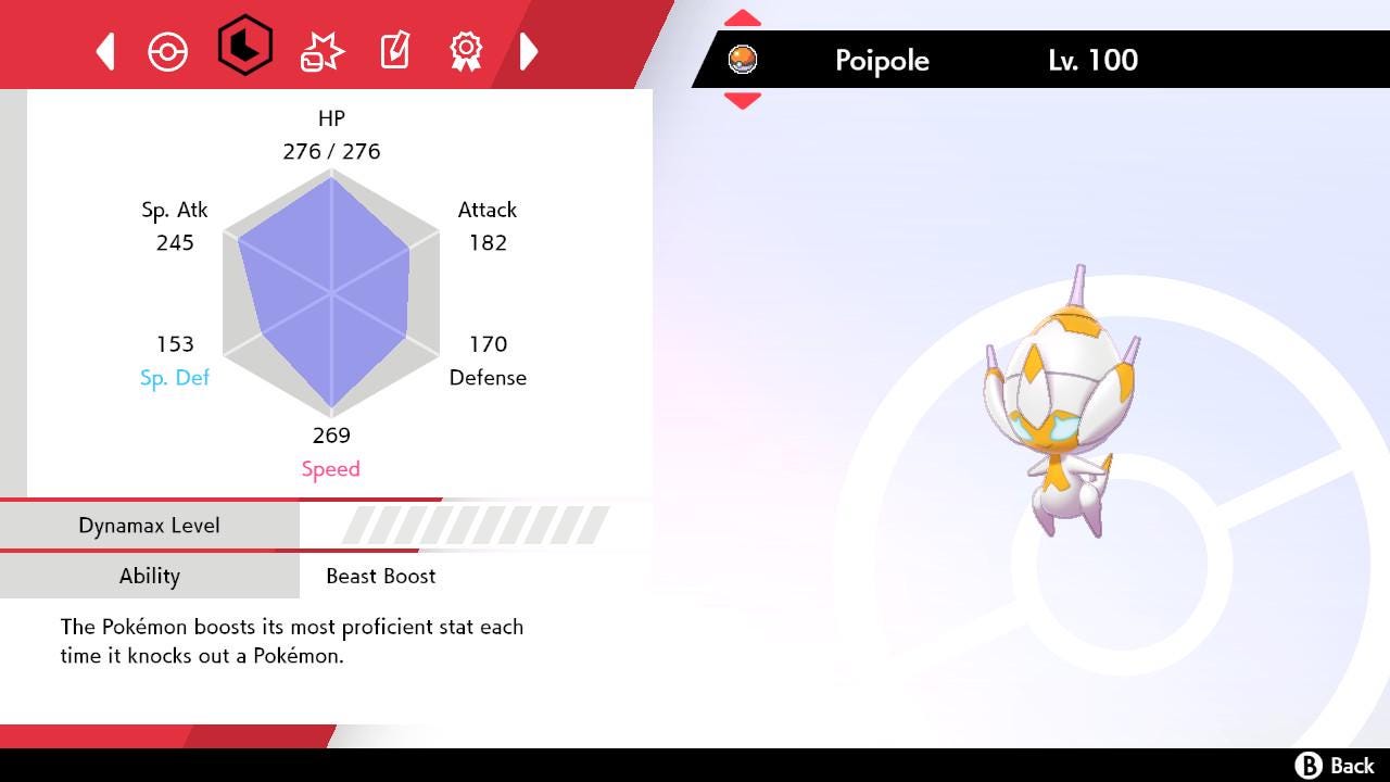 SHINY 6IV POIPOLE EV Trained | Sword & Shield Pokémon | Battle Ready Competitive | Free Bonus Shiny |