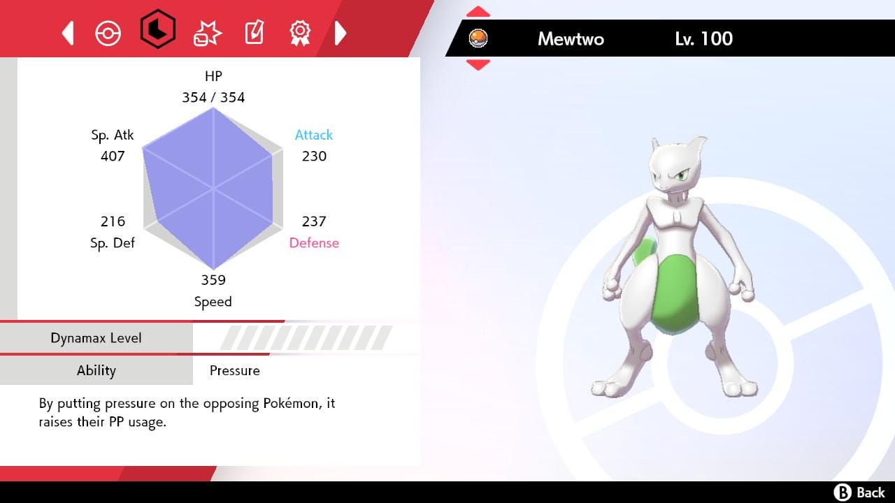 SHINY 6IV MEWTWO EV Trained | Sword & Shield Pokémon | Battle Ready Competitive | Free Bonus Shiny |