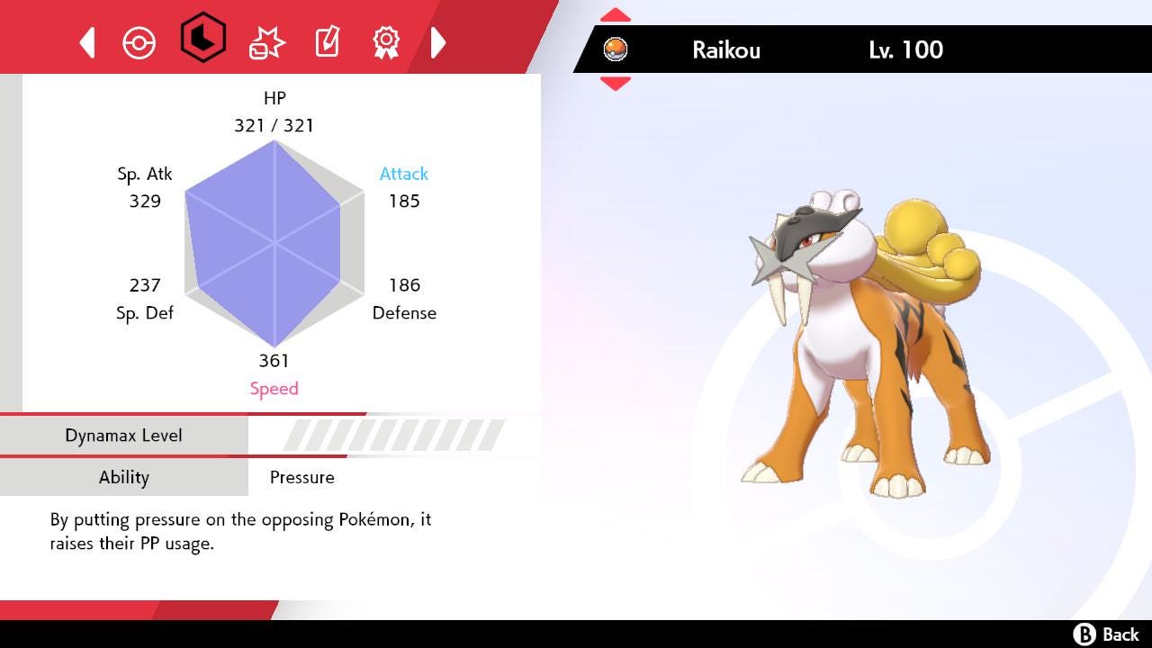 SHINY 6IV RAIKOU EV Trained | Sword & Shield Pokémon | Battle Ready Competitive | Free Bonus Shiny |