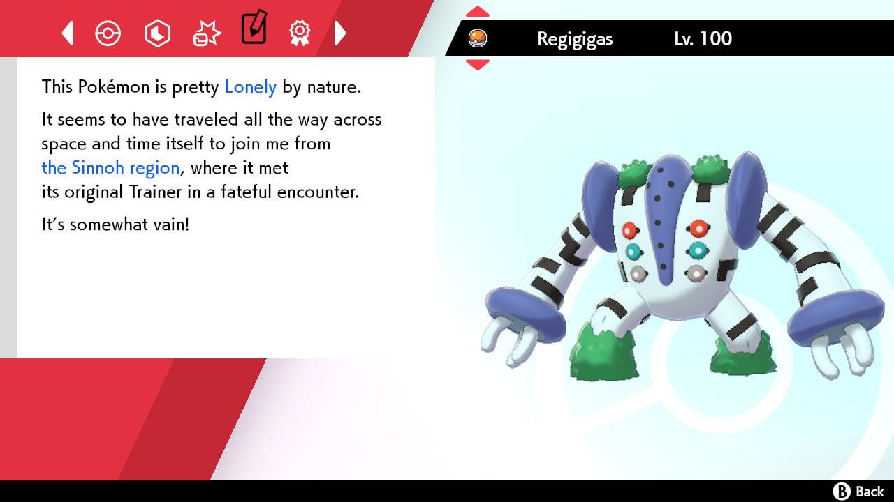 SHINY 6IV REGIGIGAS EV Trained | Sword & Shield Pokémon | Battle Ready Competitive | Free Bonus Shiny |