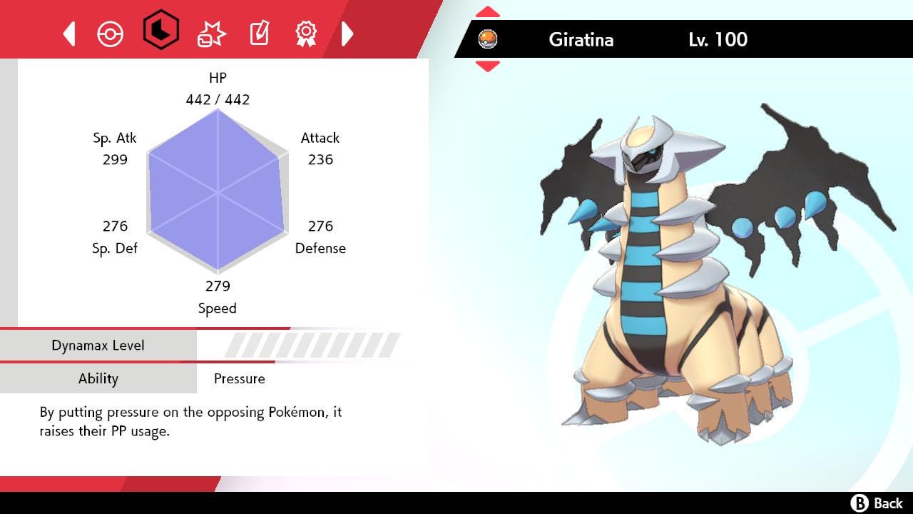 SHINY 6IV GIRATINA EV Trained | Sword & Shield Pokémon | Battle Ready Competitive | Free Bonus Shiny |
