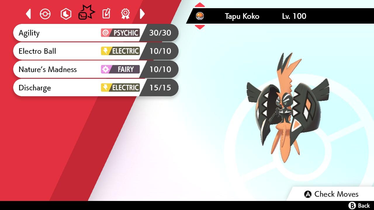 Shiny 6IV TAPU KOKO EV Trained | Sword & Shield Pokémon | Battle Ready Competitive | Free Bonus Shiny |