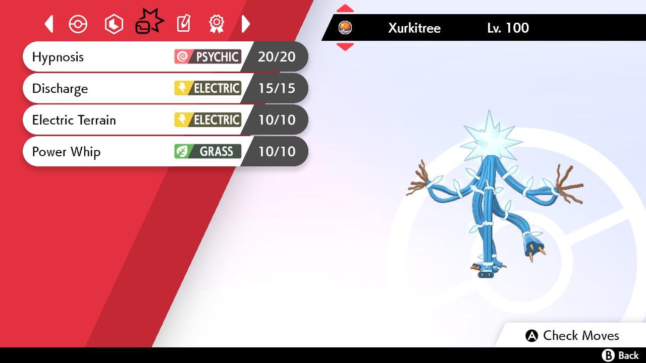 SHINY 6IV XURKITREE EV Trained | Sword & Shield Pokémon | Battle Ready Competitive | Free Bonus Shiny |