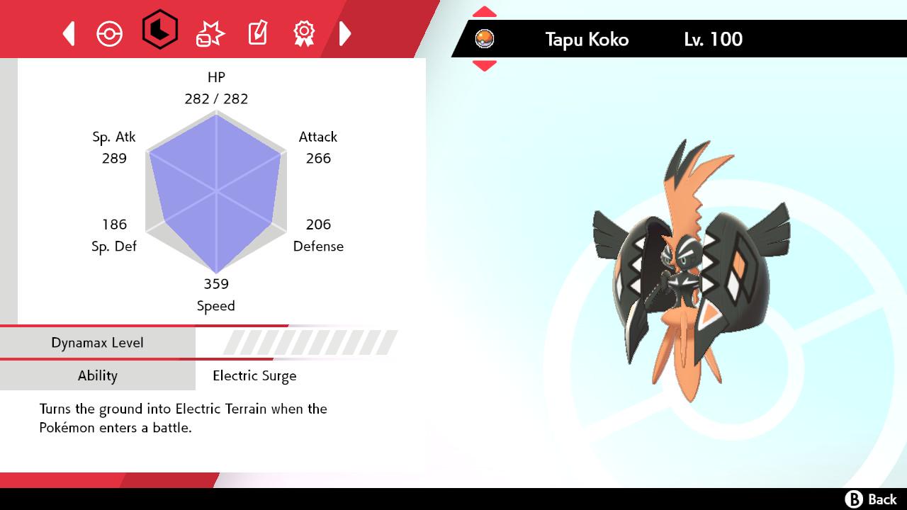 Shiny 6IV TAPU KOKO EV Trained | Sword & Shield Pokémon | Battle Ready Competitive | Free Bonus Shiny |
