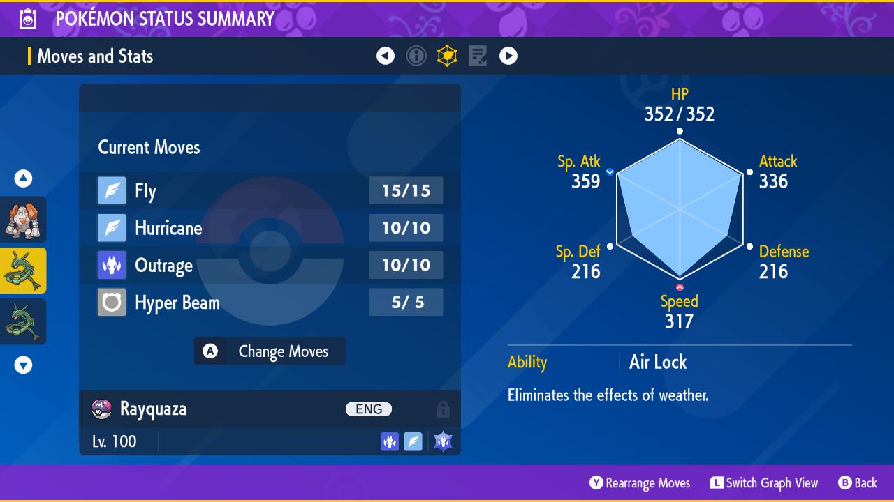 SHINY 6IV RAYQUAZA EV Trained | Scarlet & Violet Pokémon | Battle Ready Competitive | Free Bonus Shiny |