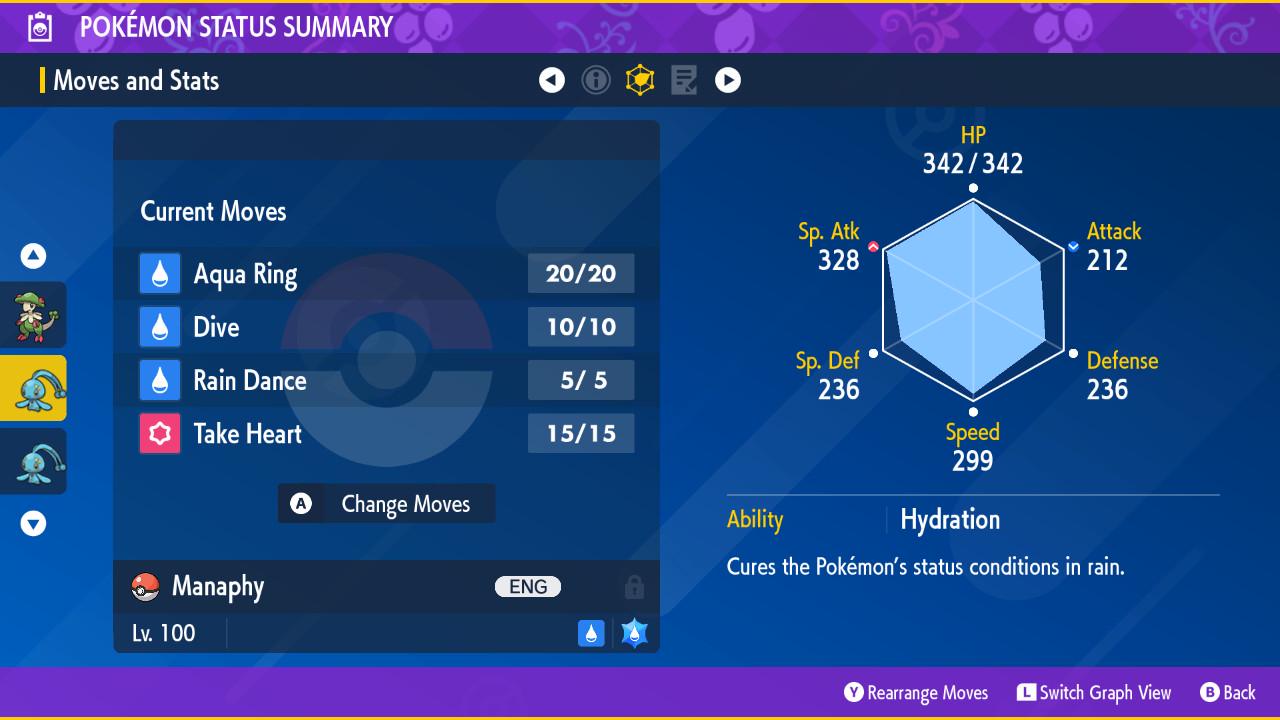 SHINY 6IV MANAPHY / Pokémon Scarlet Violet / Mythical Pokemon / Shiny Pokemon / Competitive / Fast Trade / Pokerus / Rare Pokemon