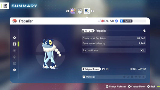 ALPHA SHINY 6IV Frogadier / Pokémon Legends ZA / 6IV Pokemon / Shiny Pokemon / Competitive / Fast Trade / Pokerus / Rare Pokemon