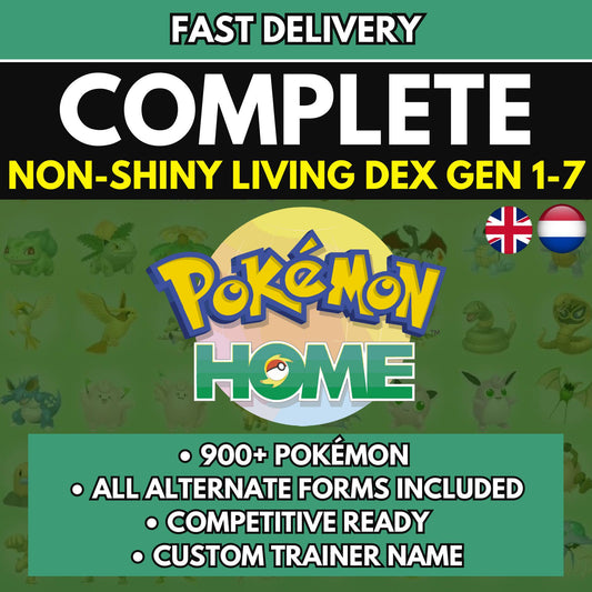 Pokemon HOME 6IV Non-Shiny LIVING POKEDEX / Pokemon Scarlet Violet / Pokemon Sword Shield, Pokemon Lets Go, Pokemon Legends Arceus, BdSp