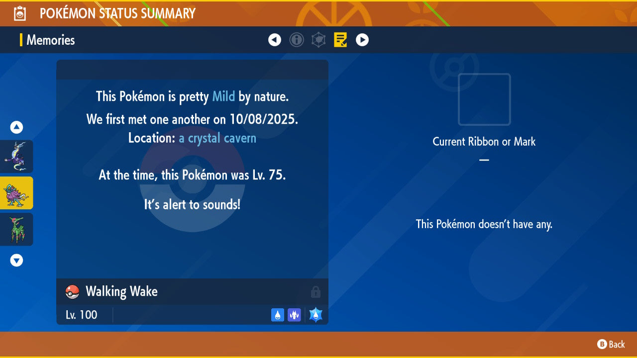 Non-SHINY 6IV WALKING WAKE Ev Trained | Scarlet & Violet Pokémon | Battle Ready Competitive | Free Bonus Shiny | 50% Off Now