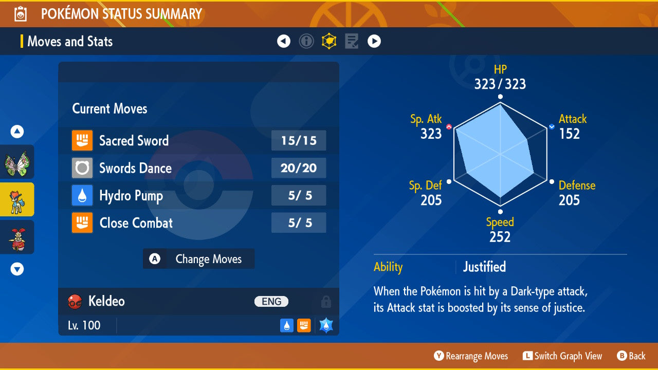 Shiny 6IV Keldeo HOME Event EV Trained | Scarlet & Violet Pokémon | Battle Ready | Free Bonus Shiny | 50% Off Now