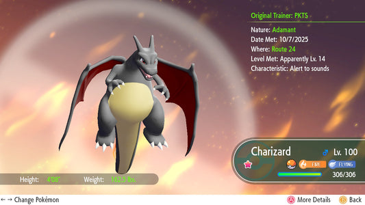 SHINY 6IV Charizard EV Trained | Pokémon Let’s Go Pikachu & Eevee | Battle Ready Competitive | Free Bonus Shiny | 50% Off Now