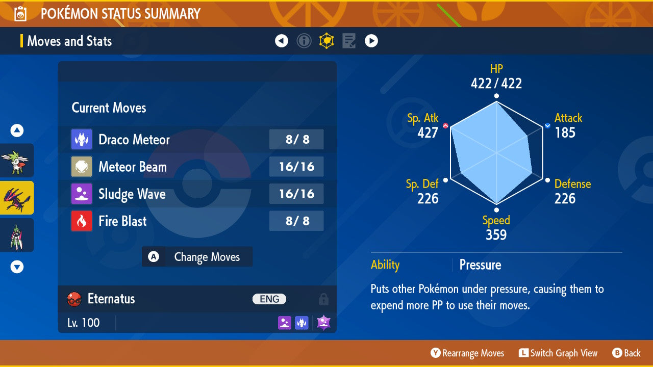 SHINY 6IV ETERNATUS / Pokémon Scarlet and Violet / 6IV Pokemon / Shiny Pokemon / Competitive / Fast Trade / Pokerus / Rare Pokemon