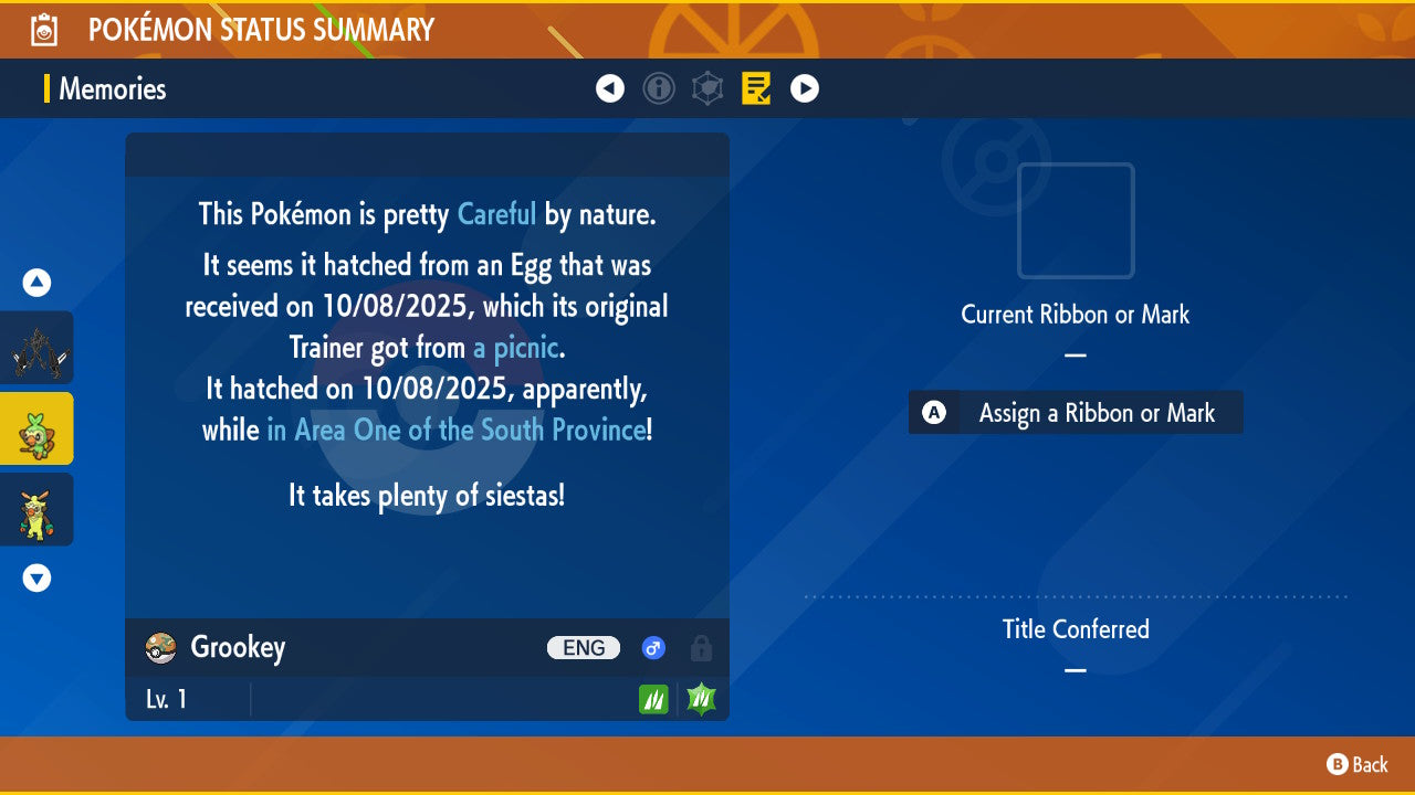 SHINY 6IV GROOKEY / Pokémon Scarlet and Violet / 6IV Pokemon / Shiny Pokemon / Competitive / Fast / Pokerus / Rare Pokemon