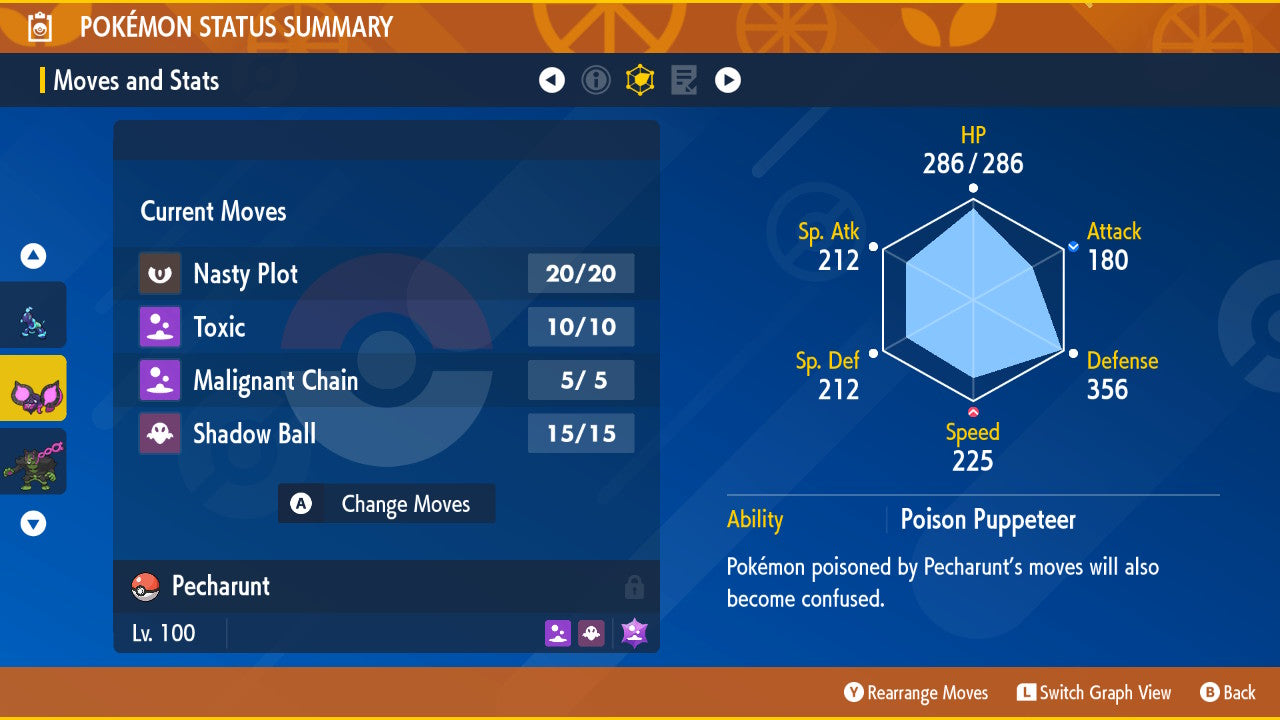 Non-SHINY 6IV PECHARUNT EV Trained | Scarlet & Violet Pokémon | Battle Ready Competitive | Free Bonus Shiny | 50% Off Now