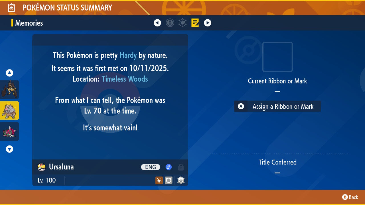 Blood Moon 6IV URSALUNA / Pokémon Scarlet and Violet / 6IV Pokemon / Shiny Pokemon / Competitive / Fast Trade / Pokerus / Rare Pokemon