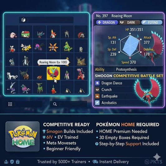 Complete Scarlet Violet Pokedex 930 Pokémon Shiny Living Dex Pokémon HOME Custom OT