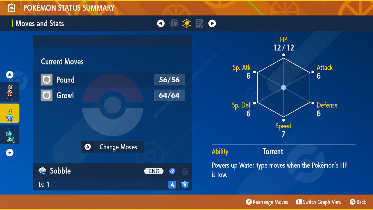 SHINY 6IV SOBBLE / Pokémon Scarlet and Violet / 6IV Pokemon / Shiny Pokemon / Competitive / Fast / Pokerus / Rare Pokemon