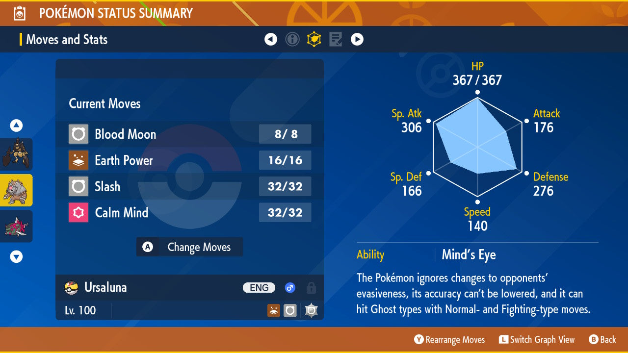 Blood Moon 6IV URSALUNA / Pokémon Scarlet and Violet / 6IV Pokemon / Shiny Pokemon / Competitive / Fast Trade / Pokerus / Rare Pokemon