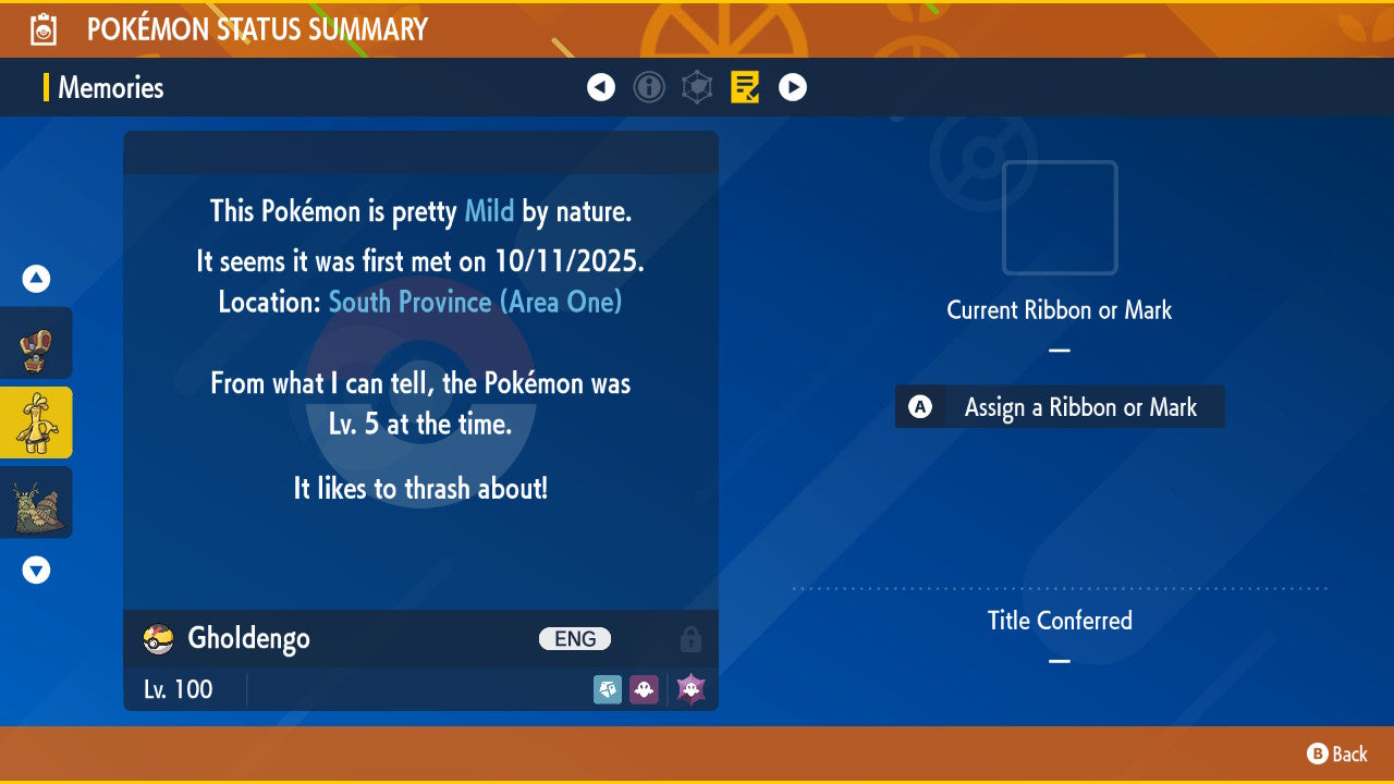 Non-SHINY 6IV GHOLDENGO Ev Trained | Scarlet & Violet Pokémon | Battle Ready Competitive | Free Bonus Shiny | 50% Off Now