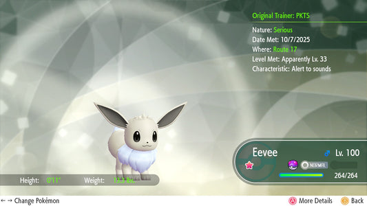SHINY 6IV Eevee EV Trained | Pokémon Let’s Go Pikachu & Eevee | Battle Ready Competitive | Free Bonus Shiny | 50% Off Now