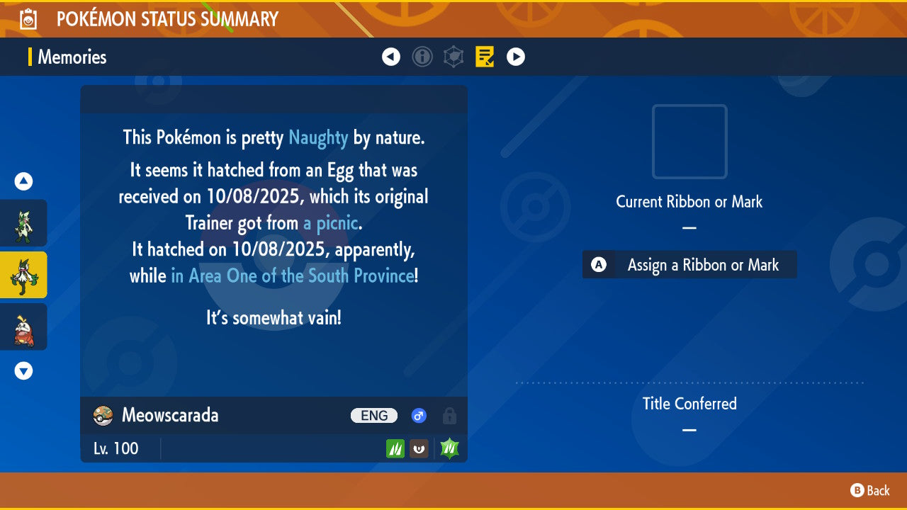 SHINY 6IV MEOWSCARADA / Pokémon Scarlet and Violet / 6IV Pokemon / Shiny Pokemon / Competitive / Fast / Pokerus / Rare Pokemon