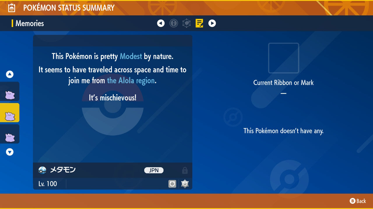 SHINY 6IV DITTO Modest Japanese Masuda Pokemon / Pokémon Scarlet and Violet / 6IV Shiny Ditto / Breeding Pokémon / Perfect IV Masuda