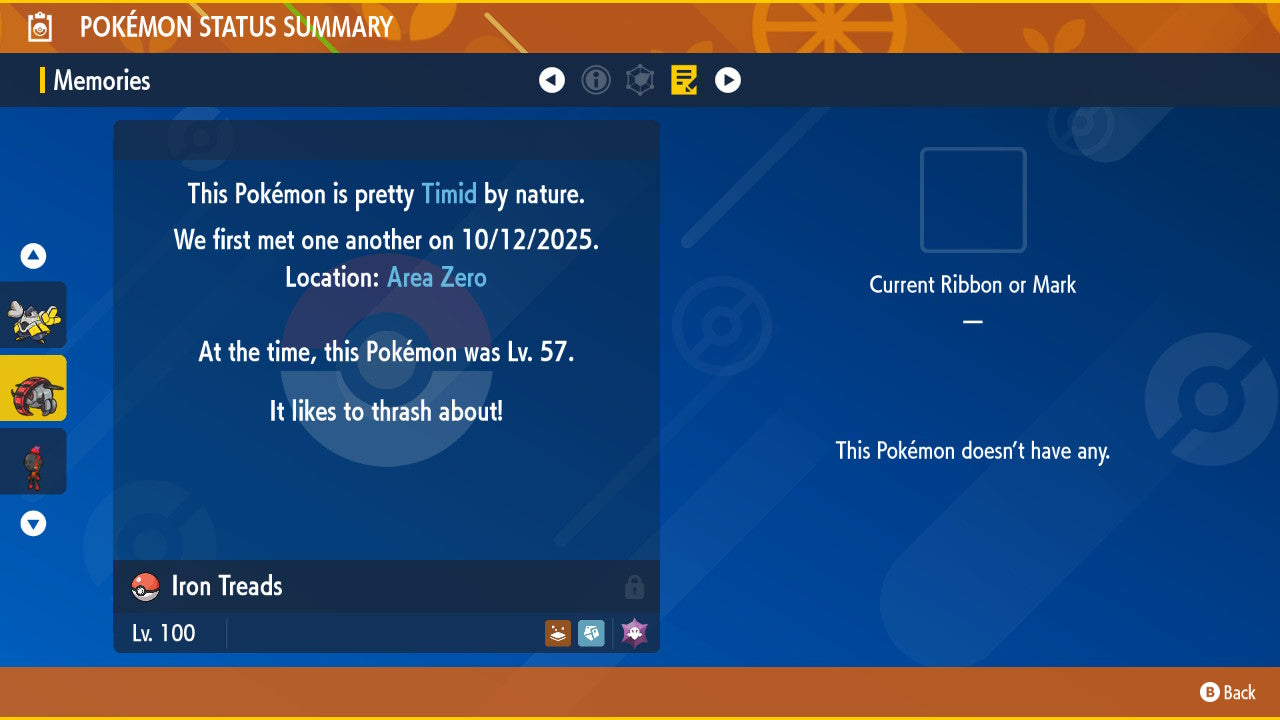 SHINY 6iv IRON TREADS / Pokémon Scarlet and Violet / 6IV Pokemon / Shiny Pokemon / Competitive / Fast Trade / Pokerus / Rare Pokemon