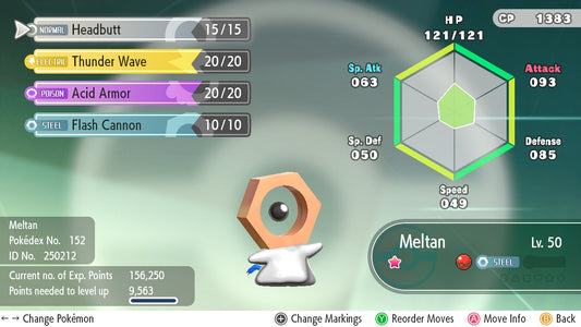 SHINY 6IV Meltan Event EV Trained | Pokémon Let’s Go Pikachu & Eevee | Battle Ready Competitive | Free Bonus Shiny | 50% Off Now
